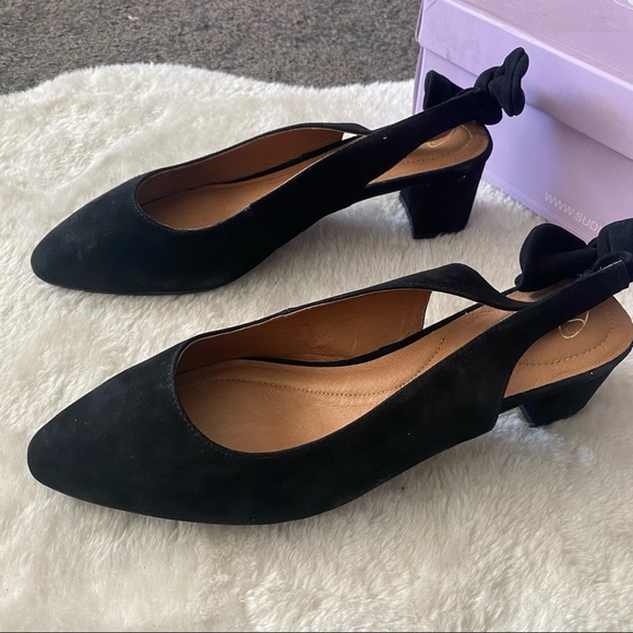 Anthropologie sudini suede slingback - Picture 2 of 6